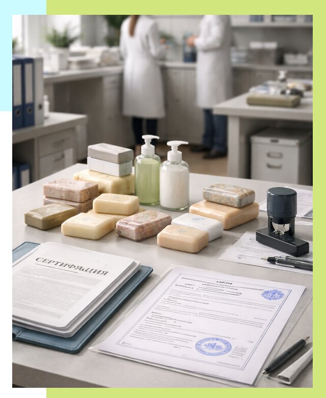 Сертификация мыла и сертификат на мыло в Белгороде от 12464 | Алешин-Блг