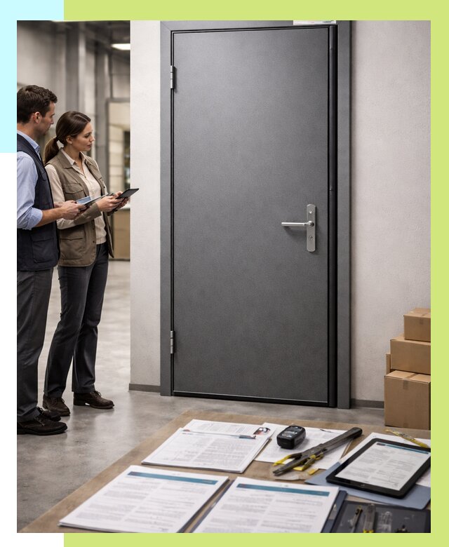 Сертификация противопожарных дверей в Белгороде от 9348 р. | Алешин-Блг