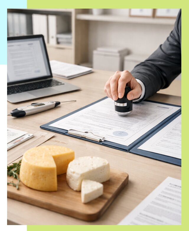 Сертификация сыров в Белгороде от 15581 р | Сертификат на сыр Алешин-Блг