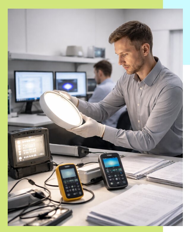 Сертификация светильников в Белгороде: испытания и оформление