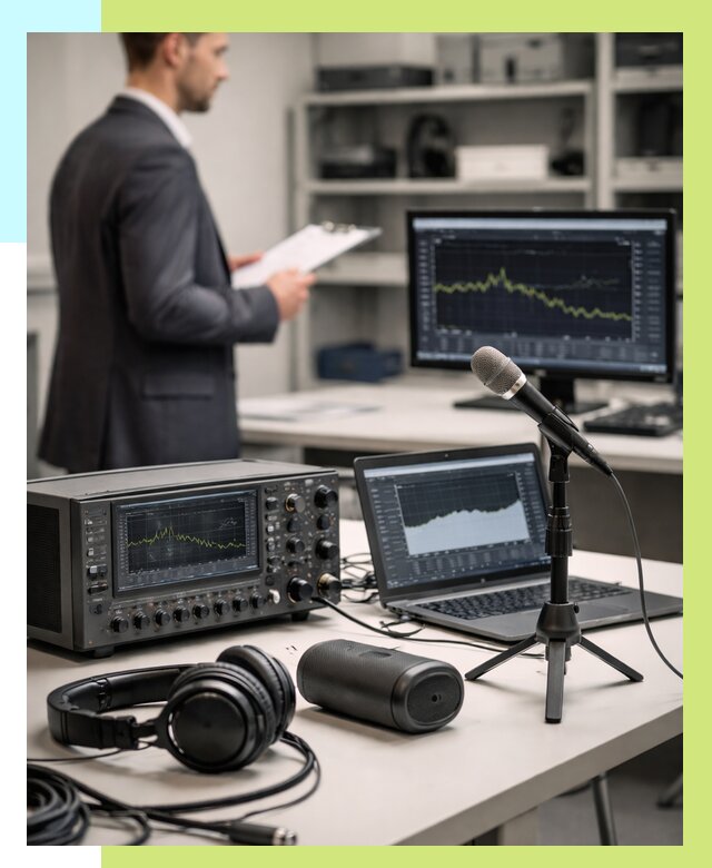 Сертификация аудиотехники в Белгороде от 15581 р., Алешин-Блг