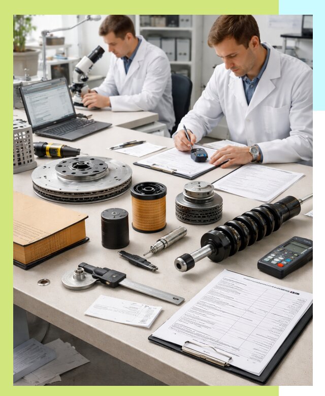 Сертификация автозапчастей и комплектующих в Белгороде по ГОСТ