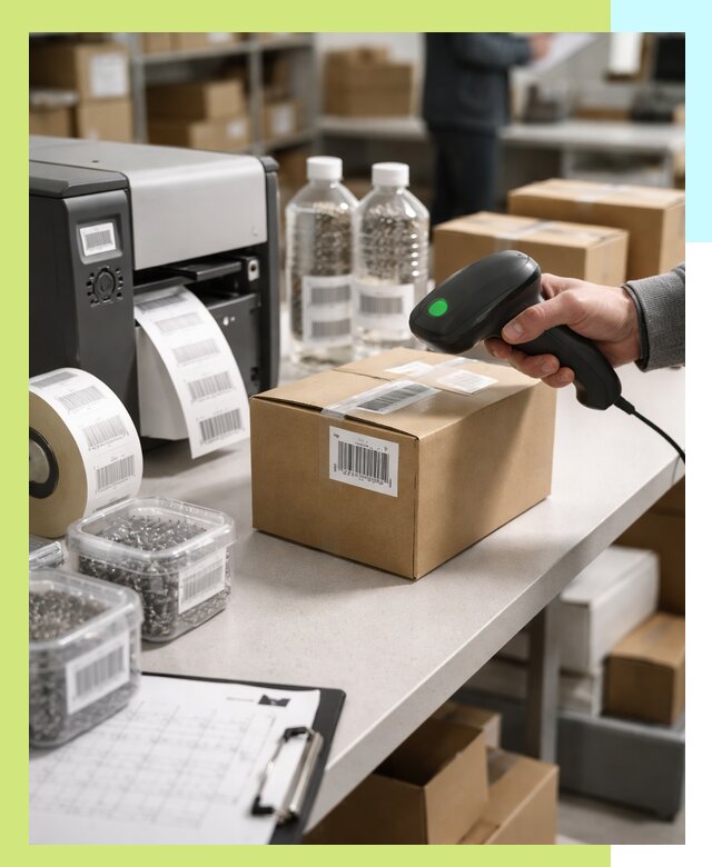 Штрихкодирование продукции и маркировка для продажи в Белгороде