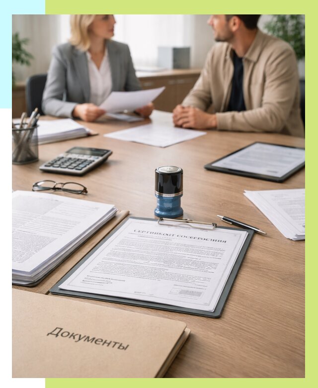 Сертификат соответствия на продукцию в Белгороде от 15581 р.|Алешин-Блг