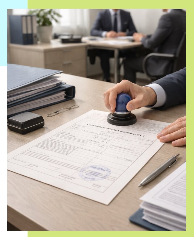 Сертификат происхождения СТ 1 в Белгороде от 4674 р. | Алешин-Блг