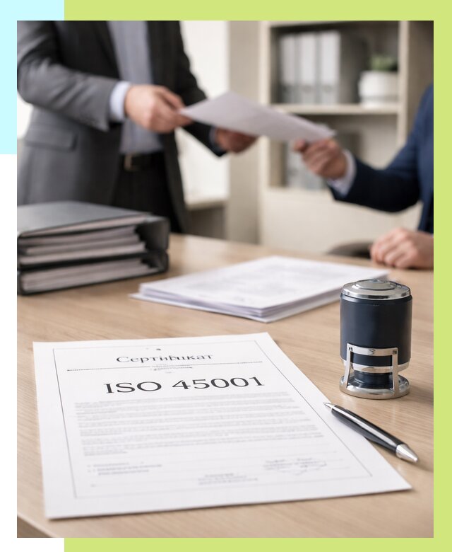 Сертификат ISO 45001 в Белгороде под ключ от 46742 р. | Алешин-Блг