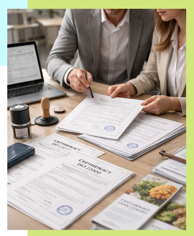 Сертификат ISO 22000 в Белгороде от 41548 р. под ключ | Алешин-Блг