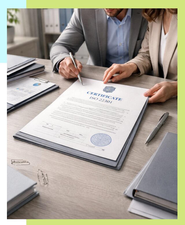 Сертификат ISO 22301 в Белгороде от 46742 р. | Алешин-Блг срочно